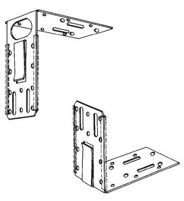 Set coltare Knauf tip element telescopic pentru UA 100 - 4 coltare si 10 dibluri [1]
